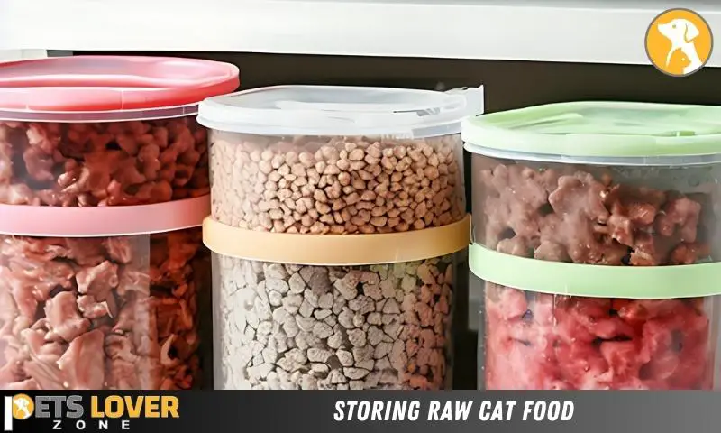 Storing Raw Cat Food